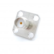 18GHz SMA(F) ST 4Hole Flange Connector-5-3mm (Nickel)