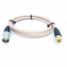 BNC(F)암컷-SMA(M)R.P(역심형)암컷RG-400 40Cm Cable Assembly-50옴