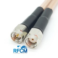 SMA(M)-R.P SMA(M) (역심형) RG-400 40Cm Cable Assembly-50옴