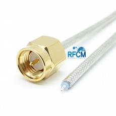 SMA(M)수컷-OPEN SF-085 10Cm Cable Assembly-50옴