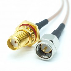 SMA(M)수컷-SMA(F)BH암컷 방수형RG-316/S Cable Assembly 50옴