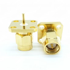 SMA Male암컷4Hole Flange Connector 5mm