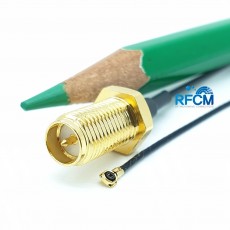 RP SMA(F)BH-MHF4 PIug 30mm Cable Assembly