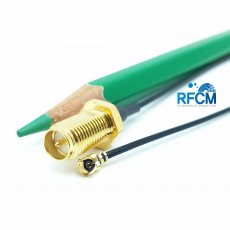 RP SMA(F)B/H수컷-MHF1암컷PIug 30mm Cable Assembly(Gold)