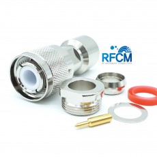 HN Male Connector Clamp/Solder RG393