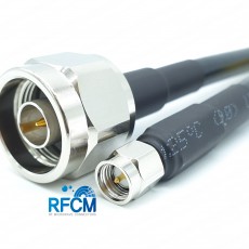 N(M)수컷-SMA(M)수컷 HF300(LMR300) 1m Cable Assembly-50옴