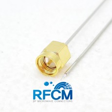 SMA Male to Trimmed Lead Test Probe Cable Using CM-SR047 Coax (Semi-Rigid)